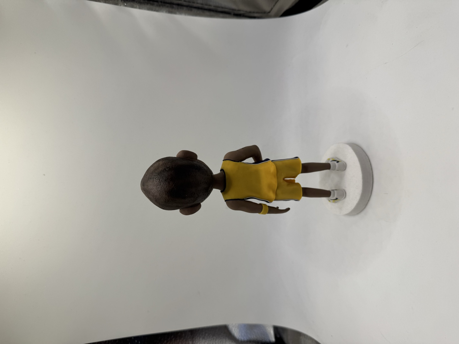Sports portrait, back view